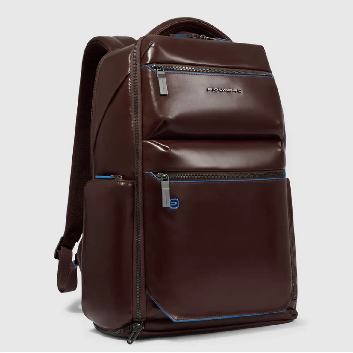 Piquadro zaino in pelle Blue Square