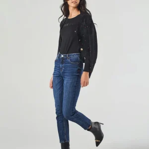 Jeans Mom Blu A Vita Regolare