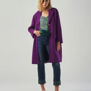 Jeans Gamba Dritta a Vita Regolare con Strass