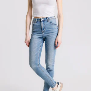 JEANS SKINNY A VITA ALTA